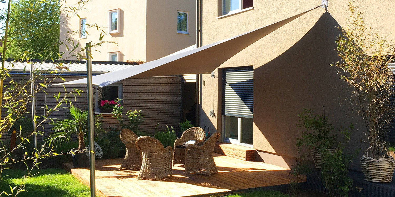 RM Light sonnensegel stadthaus terrasse